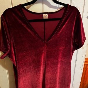 Smash + Tess Sunday Romper- Red Velvet